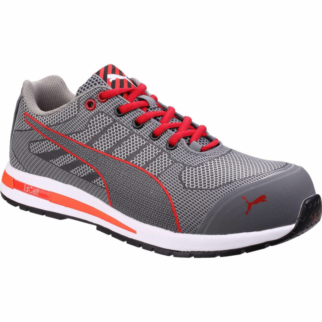 Puma Safety Xelerate Knit Low Safety Trainer Grey Size 10