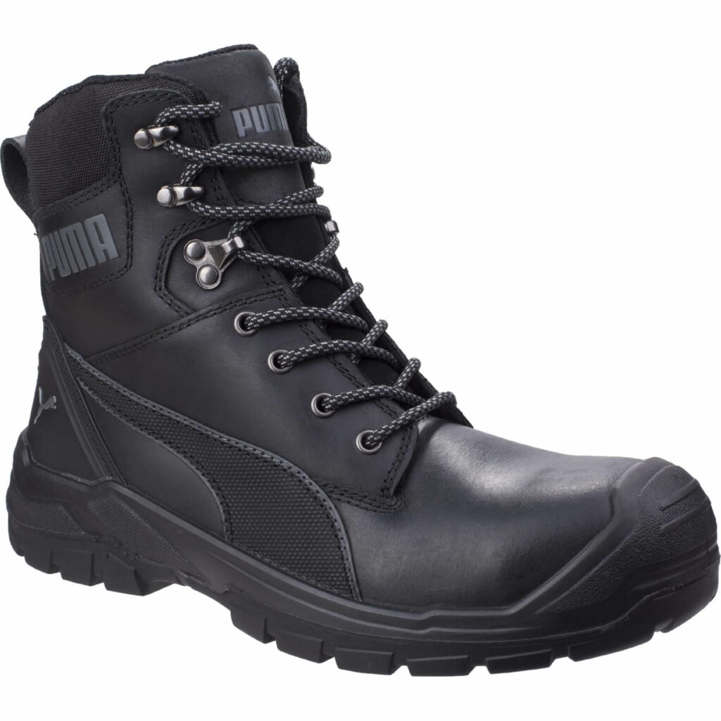 Puma Mens Safety Conquest High Safety Boots Black Size 10