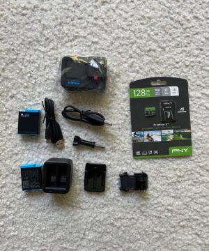 GoPro HERO10 Black – GoPro HERO10 Black 5.3K UHD Action Camera Accessories Bundle – EXCELLENT