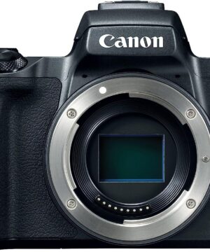 Canon EOS M50 – Canon EOS M50 Mark II + EF-M 15-45mm is STM Kit Black