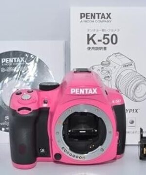 Pentax K-50 – Pentax K-50 16.3MP Digital SLR Camera White Yellow Double Zoom Kit 18-55mm