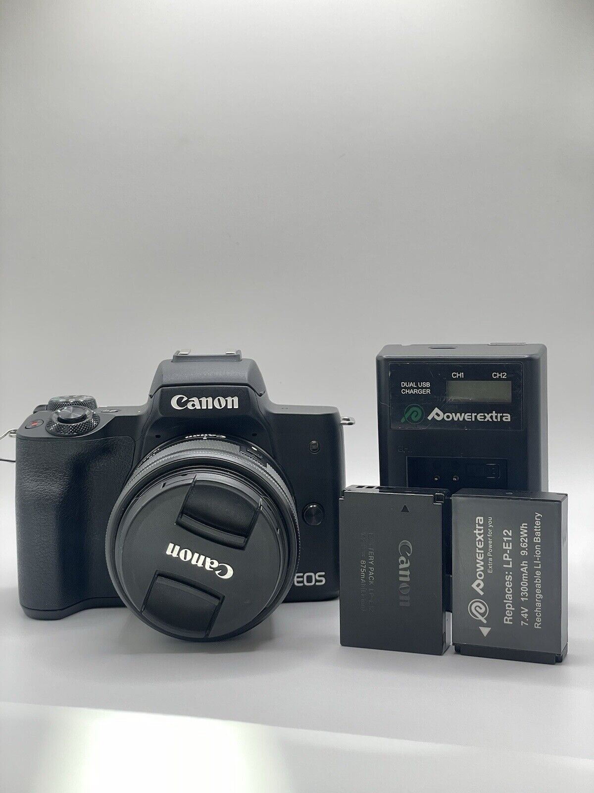 Canon EOS M50 Mark II Mirrorless Camera - Black (EF-M15-45) Kit