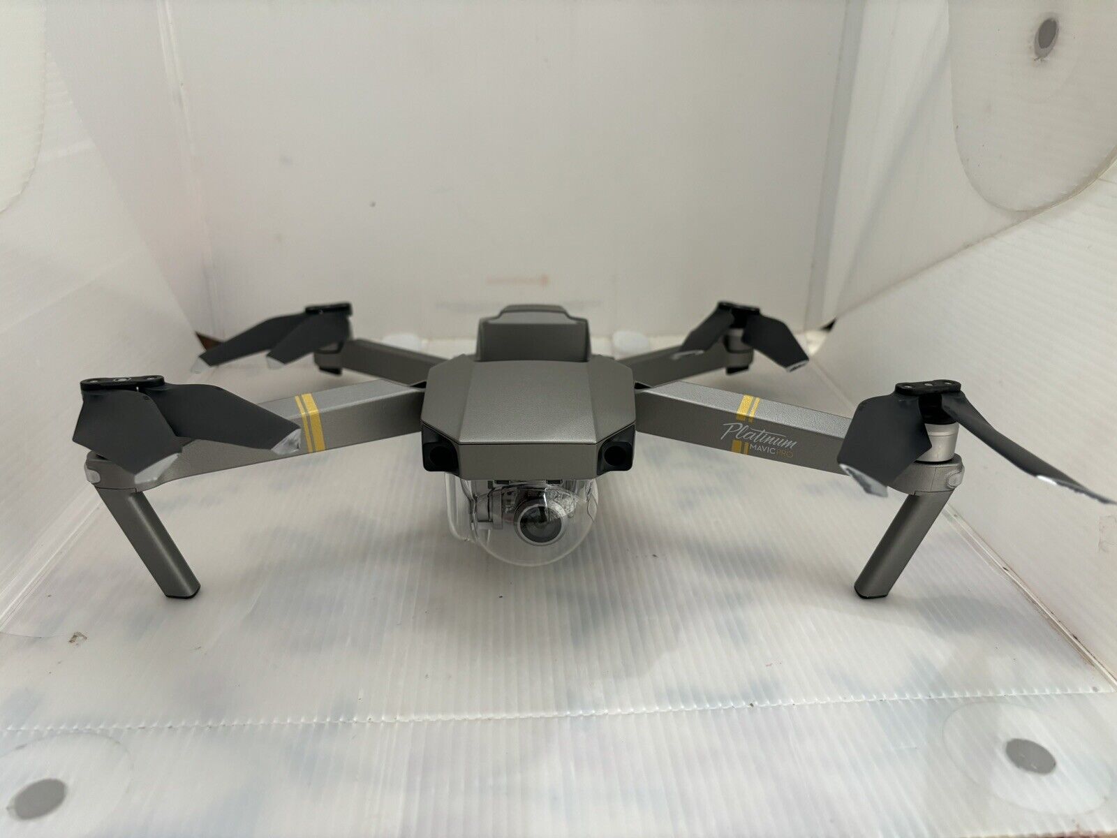 DJI Mavic Pro Platinum M: M1X 4K Video Camera Quadcopter Drone & Case ONLY