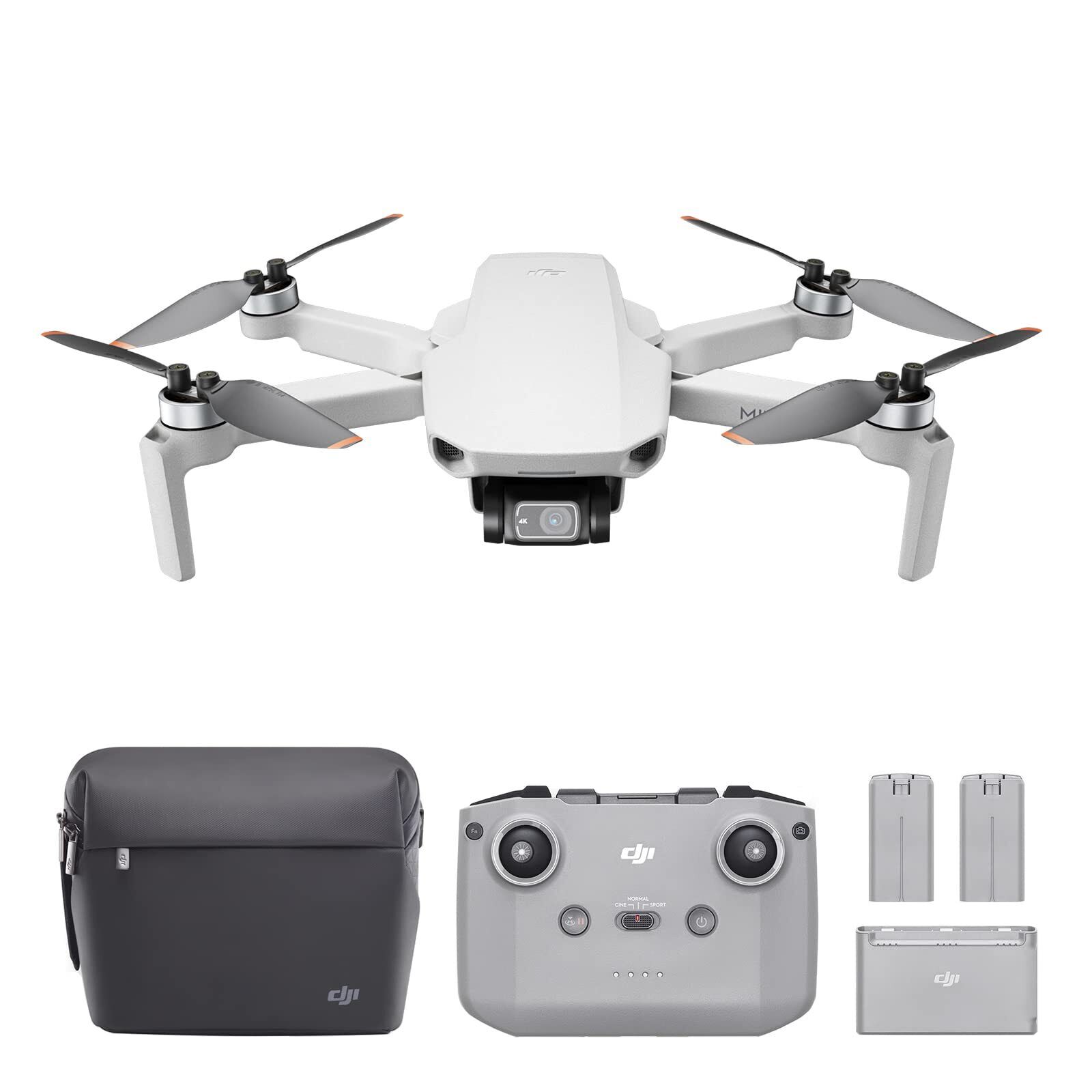Dji Mini 2 Fly More Combo 4k Camera Drone Ocusync 2.0 Quickshots Gray
