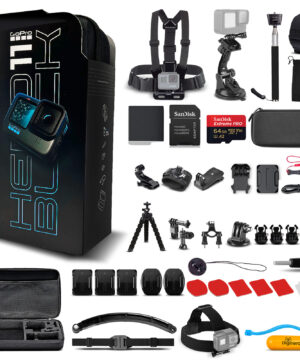 GoPro HERO11 Black – GoPro HERO11 Black – Waterproof Action Camera with 5.3K60 Ultra HD Video, 27MP Photos, 1/1.9″ Image Sensor, Live Streaming, Webcam, Stabilization