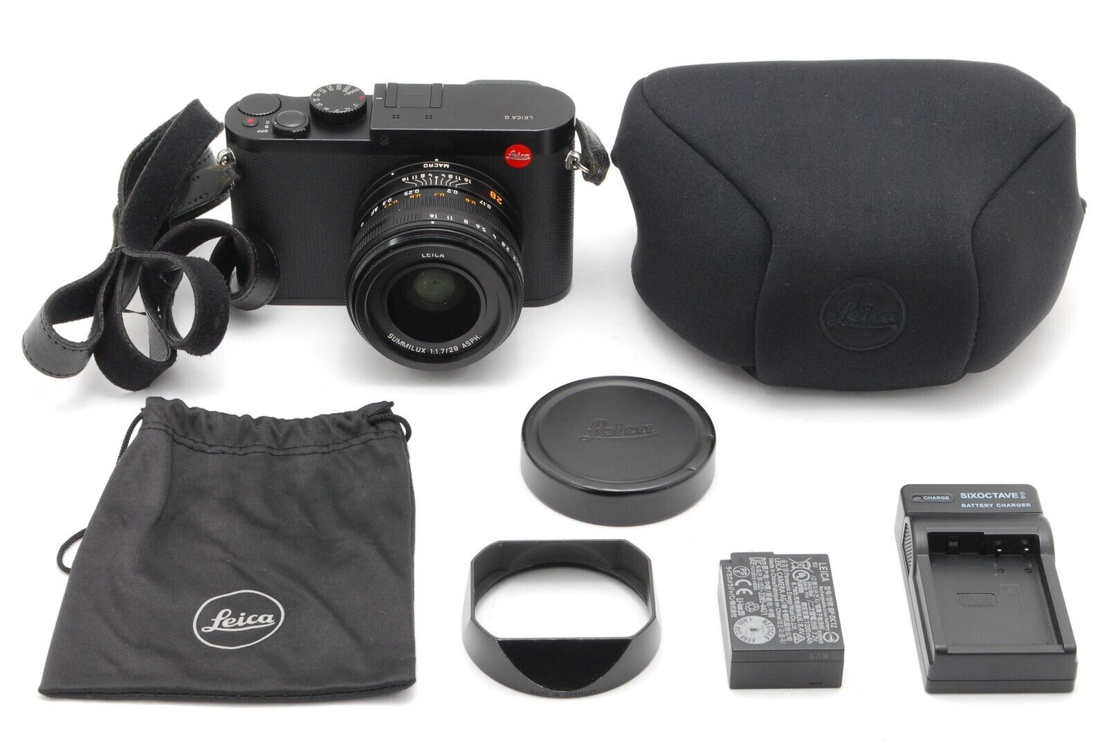 【N MINT-】Leica Q Typ 116 Black 24.2MP Digital Camera Summilux 28mm f/1.7 JAPAN