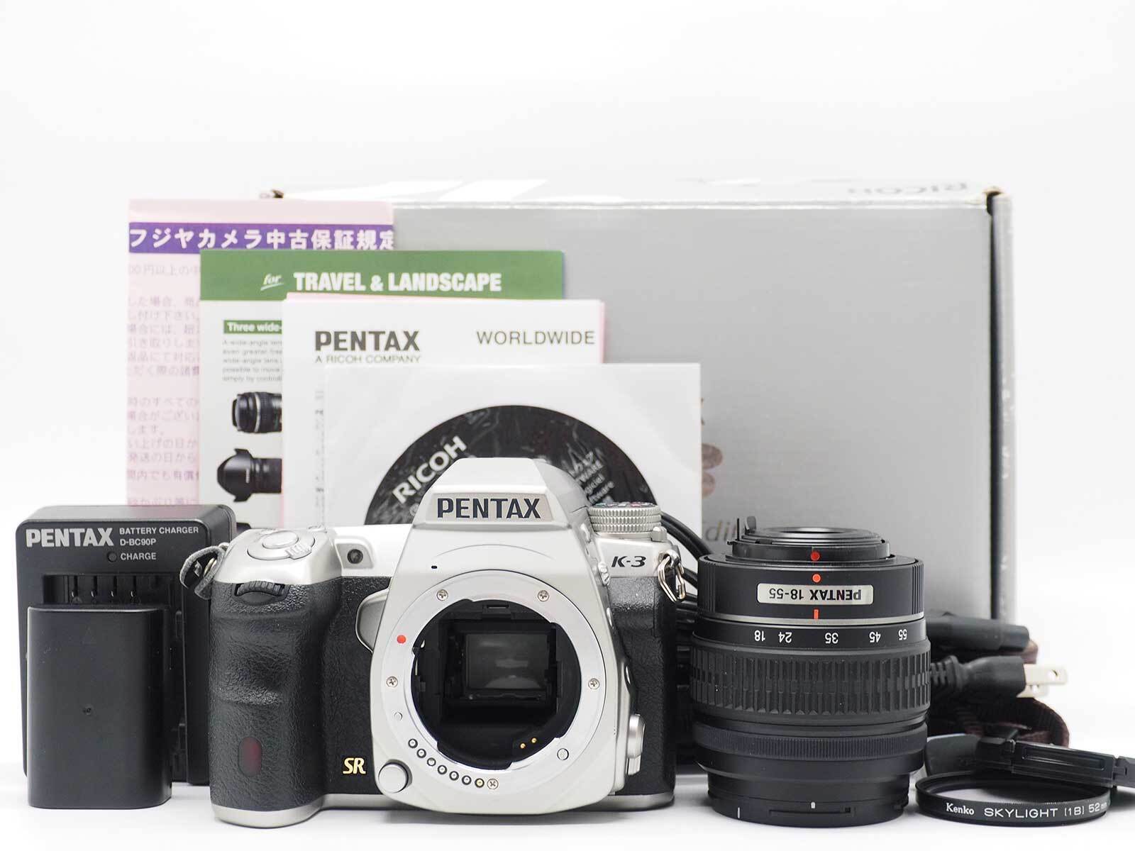 Pentax K-3 23.4MP Digital Camera 18-55mm Lens 6041 Shots w/Box [Exc+++] #S110A
