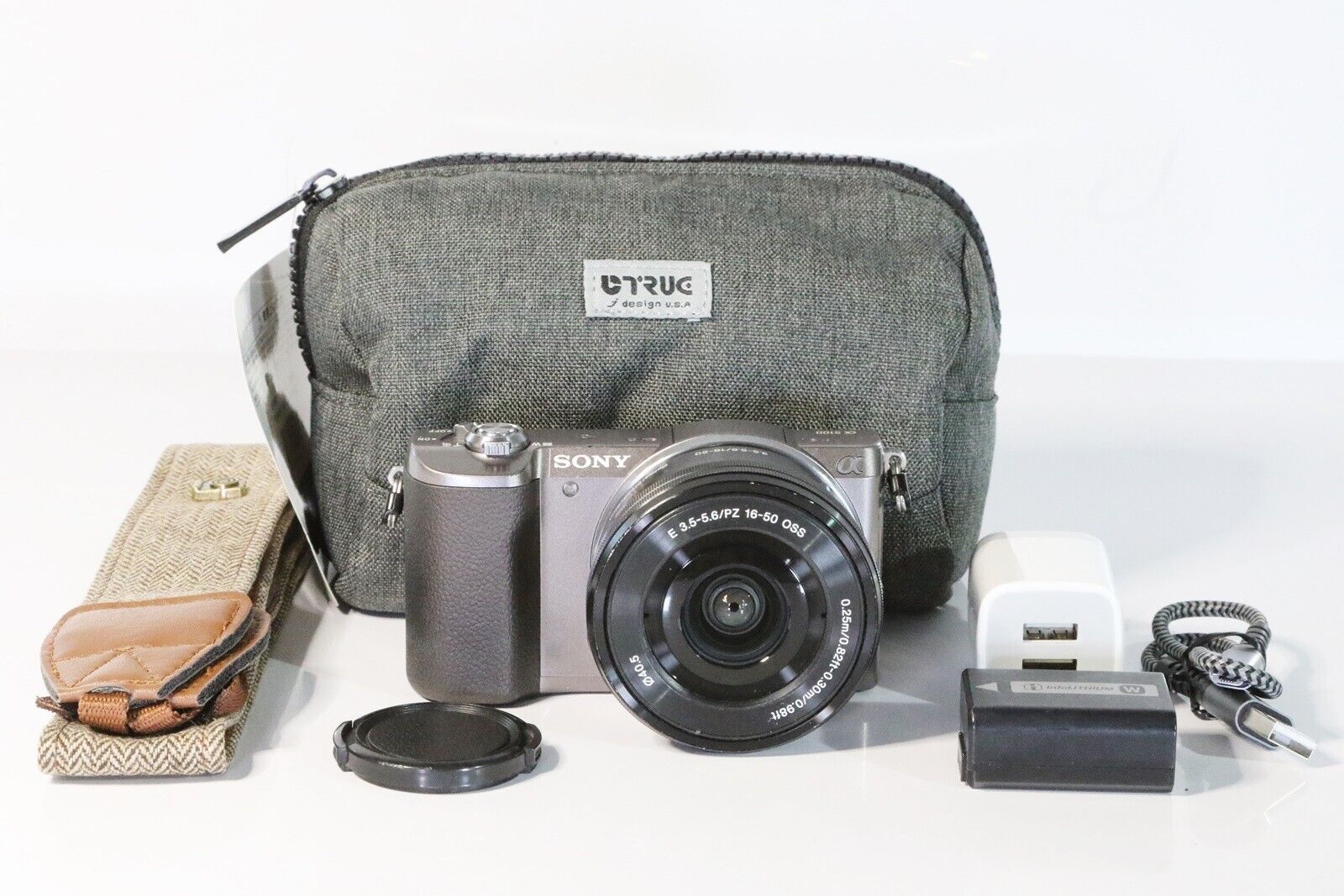 Sony Alpha a5100 Mirrorless Brown Power Lens Kit w/ Soft Case from Japan B068