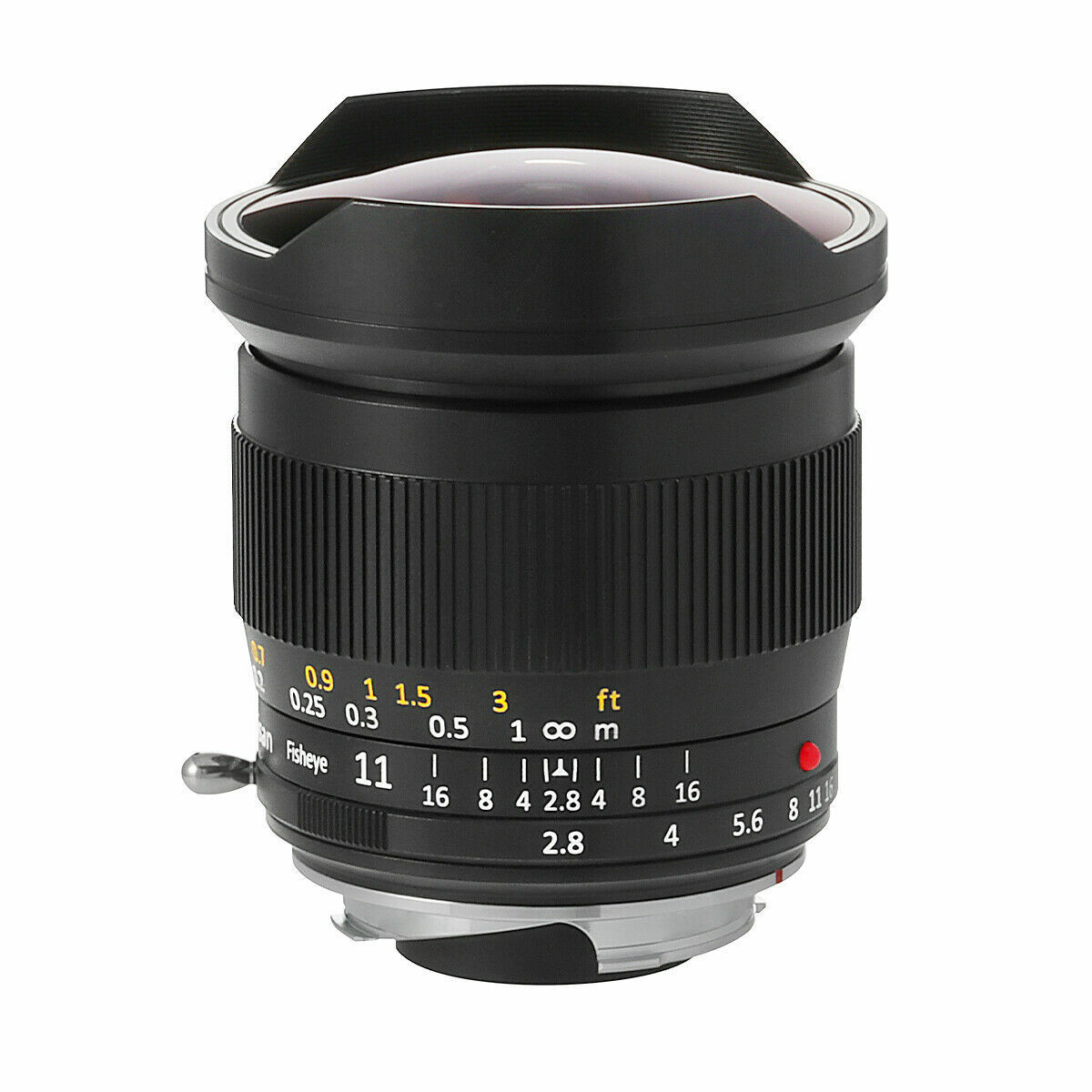 TTArtisan 11mm F2.8 Fisheye M Mount Lens For Leica M Mount VM ZM M-P240 Camera